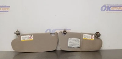 03 DODGE RAM 3500 QUAD CAB SUN VISOR SET PAIR GRAY - Image 1 of 4