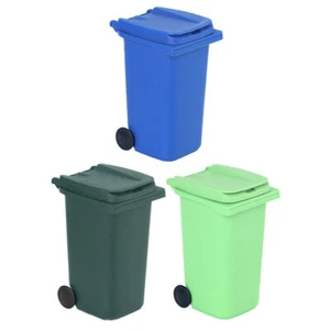 3 Pcs Desktop-Speicher-Bucket Baby Kleiner Mülleimer Mit Deckel Müllbehälter - Bild 1 von 12