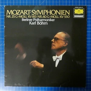Mozart Symphonien KV183 KV550 Berliner Karl Böhm DGG 2535479 LP524 - Bild 1 von 2