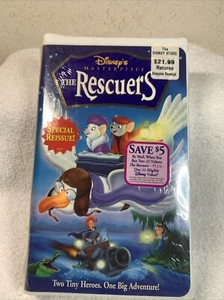 Disney: The Rescuers (VHS) Factory Sealed Clamshell Special Reissue MoreInStore - Picture 1 of 24