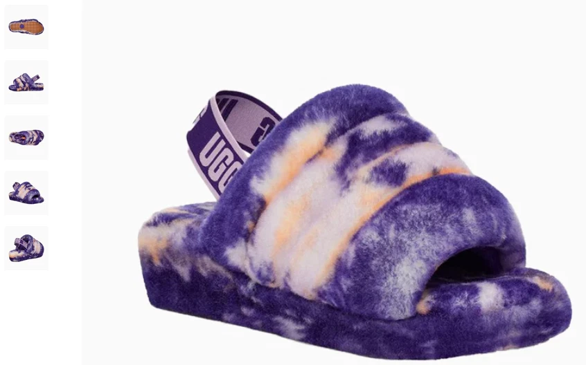 UGG Fluff Yeah Violet Marble Slide Slipper Women's US sizes 5-11/NEW!!! - Image 1 of 1