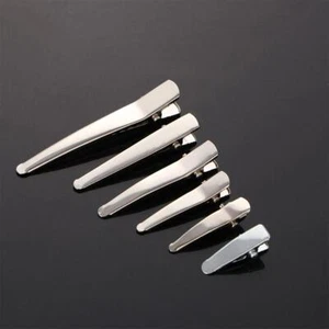 With Teeth Silver Hair Clips Alligator Hairpin Styling Tools Hairdressing - Picture 1 of 18