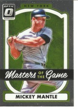 2017 OPTIC MICKEY MANTLE MASTERS OF THE GAME BASEBALL CARD MG7