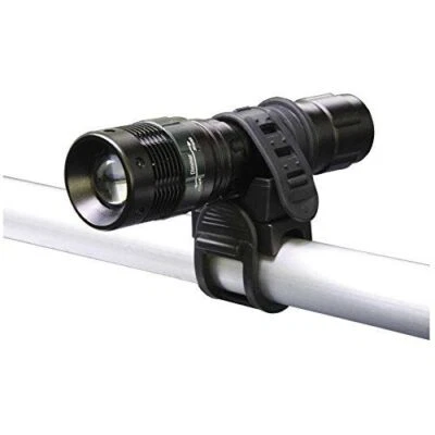 LED Torch 1300 Lumen Focus Flashlight Metal Front Head Light Bike Holder Bicycle - Image 1 of 3