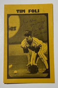 TIM FOLI ~ Auto/Signed Personal Testimony and Witness Trifold Card ~No COA - Picture 1 of 5