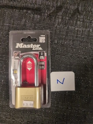 Master Lock Set-Your-Own Combination Lock, 2-1/4-Inch Shackle, 2-Inch 175LH-NEW - Image 1 of 2