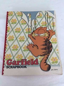 Vintage 1980's Garfield Scrapbook Filled with Comic Strips & Collectibles - P347 - Picture 1 of 12