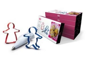 Nuevo Kilo Niños Cocina Utensilio Hornear Pan de Jengibre Galletas Glaseado Set - Imagen 1 de 1