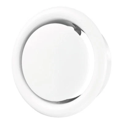 Tellerventil Abluft Anemostat Deckenventil Luftauslass Abluftventil Weiß Metall