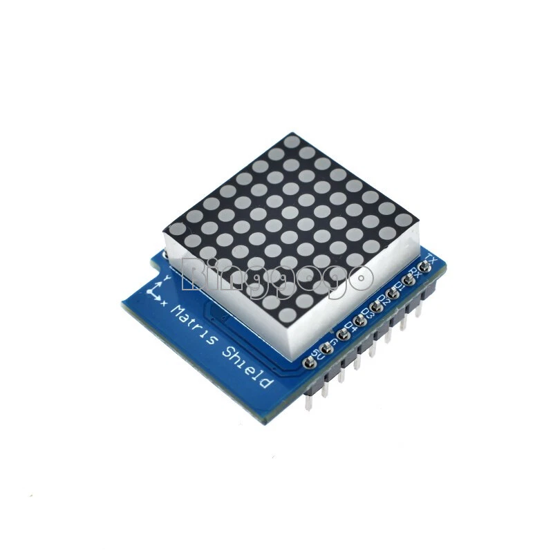 MARKENLOS 8x8 Matrix LED V1.0 ShieldAdjustable Intensity 8 Step for WEMOS D1 mini