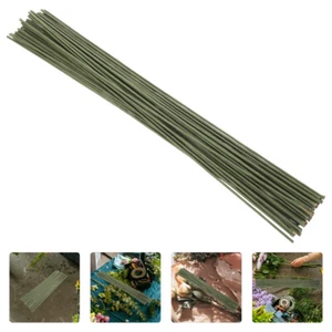 200 Pcs Mit Papier Umwickelter Blütenstiel Handwerksblumenstiele Draht - Bild 1 von 12