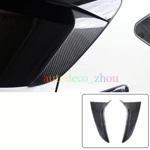 Fit For Subaru Crosstrek 2024 Carbon Fiber ABS Rear Window Strip Protection Trim - Picture 1 of 9