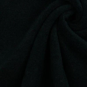 Algodón Elástico Terry Rizo Tejido - Negro - Imagen 1 de 3
