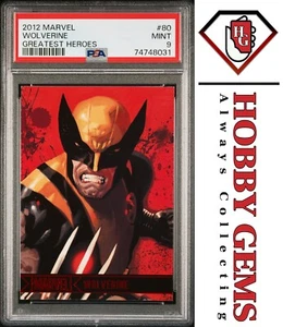 WOLVERINE PSA 9 2012 Marvel Greatest Heroes #80 - Picture 1 of 2