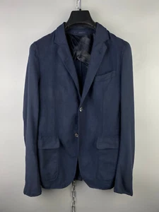Gucci Mens Wool Luxury Navy Blue Button Casual Blazer Jacket Sz 46R / S - Picture 1 of 20