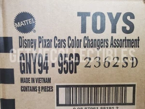 8 DISNEY PIXAR CARS COLOR CHANGERS CASE P 2023 FACTORY SEALED GMC - Picture 1 of 1