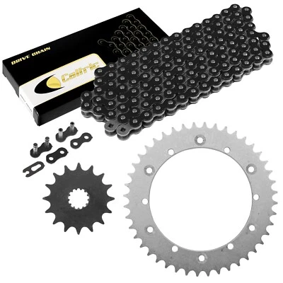 Black Drive Chain And Sprocket Kit for Yamaha XT500 1976-1981 - Image 1 of 4