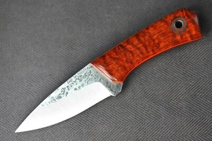 Fiddleback Forge 2 Finger Karda by Andy Roy .165" A2 Blade, Full Wood Handle - Picture 1 of 13