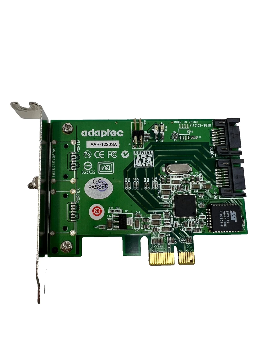 Adaptec RAID 6405 512 MB SATA3 SAS 2.0 Tarjeta PCIe Controlador De Almacenamiento – Perfil Bajo