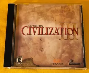 PC Sid Meier's Civilization III 3 CD Juego Firaxis Infogames 2001 - Imagen 1 de 2