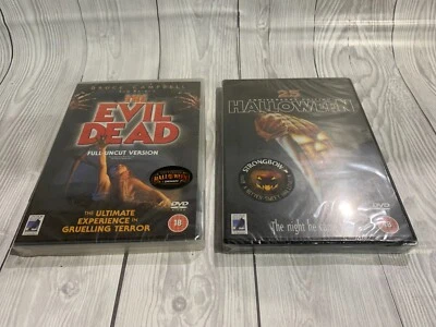 The Evil Dead Full Uncut Version + Halloween 25th Anniversary Sealed 2 DVD's - Image 1 of 4