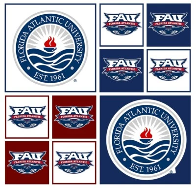 Tecido Florida Atlantic University por jarda - Imagem 1 de 2