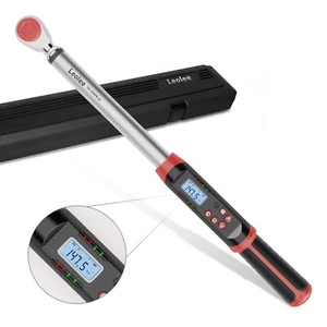 1/2-Inch Drive Digital Torque Wrench with Angle, 7.38-147.5 Ft-Lb/10-200 Nm Elec - Picture 1 of 7