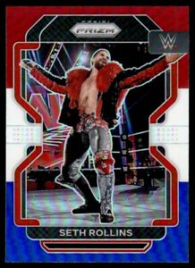 Seth Rollins Red White Blue 2022 Panini Prizm WWE #111 Card Rare