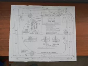 Vintage Garrard Turntable Template - A. T. 6 MK II Laboratory Series - Record - Picture 1 of 2