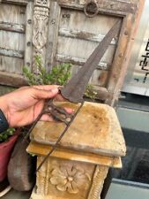 18th C Antique Indian Old Hand Forged Iron Rajasthan Rajput Katar Dagger Blade