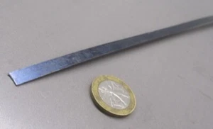 1095 Hard Blue Tempered Spring Steel Shim .035" Thick x .250" Wide x 300" Long - Picture 1 of 17