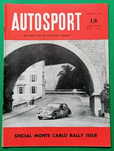Autosport 29 Jan 1954 -MONTE CARLO RALLY REPORT - AC ACE ROAD TEST - AUCKLAND GP - Imagen 1 de 4
