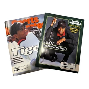 Tiger Woods-Sports Illustrated-First cover-Oct 28, 1996 & 1997 Year Of The Tiger - Picture 1 of 9