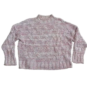 Faherty Multi-Color Pink Cotton Sweater XL - Picture 1 of 6