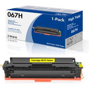 1 XL Toner für Canon CRG-067H i-SENSYS MF651Cw MF655Cdw MF657Cdw LBP631Cw Yellow - Afbeelding 1 van 1