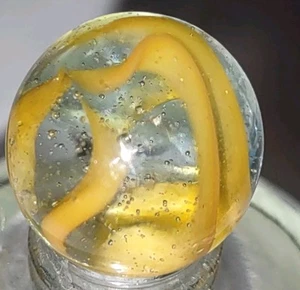 Bn378 - Vintage Vitro Caged Cats Eye Marble  - U.S.A.  .62" - Picture 1 of 7