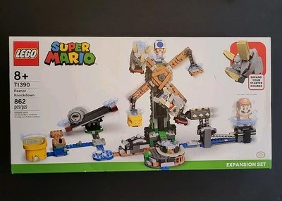 LEGO Super Mario: Reznor Knockdown Expansion 71390 Building Toy Set 862 pcs NIB - Image 1 of 4
