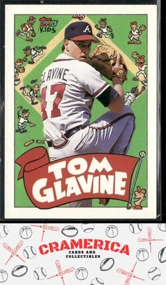 Tom Glavine 1992 Topps Kids #34a Atlanta Braves - Image 1 of 2