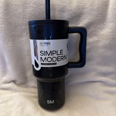 New Simple Modern Halloween Trek Tumbler Spooky Bats 30 oz - Image 1 of 4