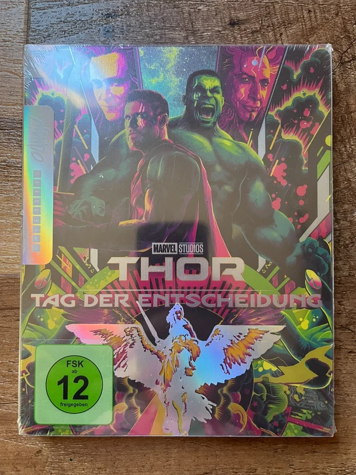 Thor Ragnarok w. Mondo Steelbook (4K UHD + Blu-ray, Import, Region Free) *NEW* - Image 1 of 4