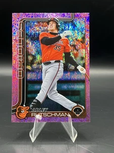 2025 Topps Series 2 Adley Rutschman Pink Holo Foil #650 Baltimore Orioles - Picture 1 of 2