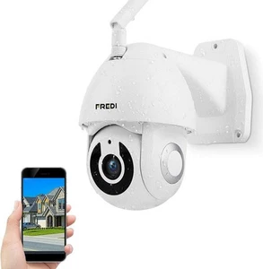 Überwachungskamera Outdoor IP WLAN 1080P HD WiFi IP PTZ FREDI Kamera für Außen - Bild 1 von 5
