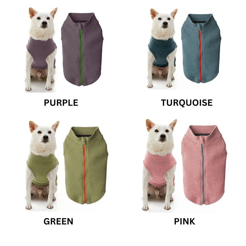 Gooby Zip Up Microfiber Fleece Sweater - (refurbished) - Image 1 of 4