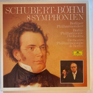 BOHM Schubert 8 Symphonien Mint 1970s 2740 127 5LP Box - Picture 1 of 2