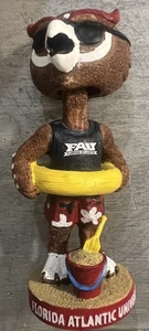 Florida Atlantic University FAU Maskottchen Eule Wackelkopf Nicken Eimer Schaufel Sand - Bild 1 von 14
