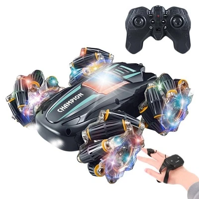 2.4G Stunt RC Car Drift Car Doppia Ruota Verde 1:16 - Immagine 1 di 4