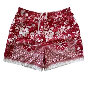 Bañador Corto Tori Richard Mediano 5" Para Hombre Estampado Floral Hawaiano Rojo Playa - Imagen 1 de 8
