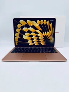 13-Inch Apple MacBook Air M1 8-Core CPU 7-Core GPU 8GB Ram 256GB SSD In Gold - Photo 1/23