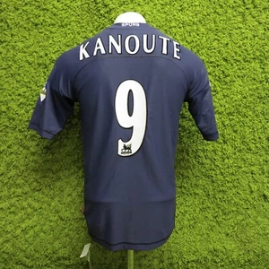 2004-2005 TOTTENHAM HOTSPUR AWAY FOOTBALL SHIRT KANOUTE 9 PL PATCHES BRAND NEW - Picture 1 of 17