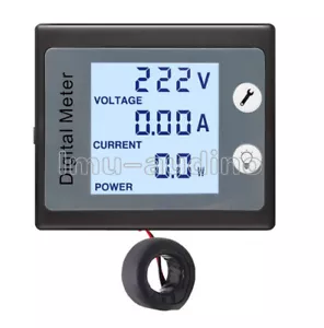 AC 80 to 260V LCD Digital 100A Volt Watt Power Meter Ammeter Voltmeter 110V 220V - Bild 1 von 6